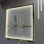 Placa de Acrílico: Branco Perolado